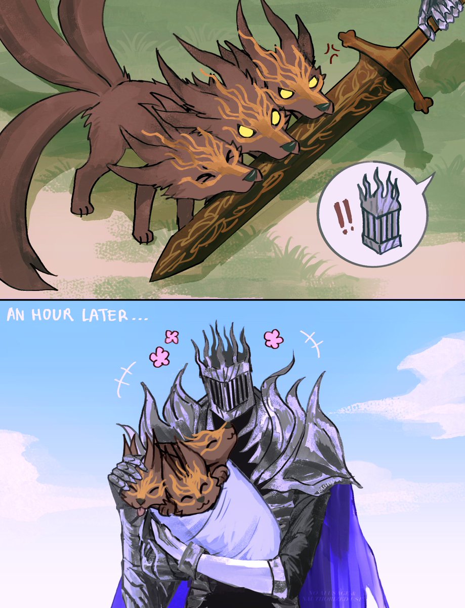 _Rashuu_'s tweet image. Baby Gladius and Heolstor