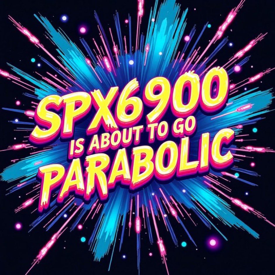 Levibtc's tweet image. #SPX6900 will go parabolic! I repeat #SPX6900 will go parabolic! Now is not the time for trading. Now is the time for accumulating, believing and manifesting. Have a great day. God bless! Praying for your success
