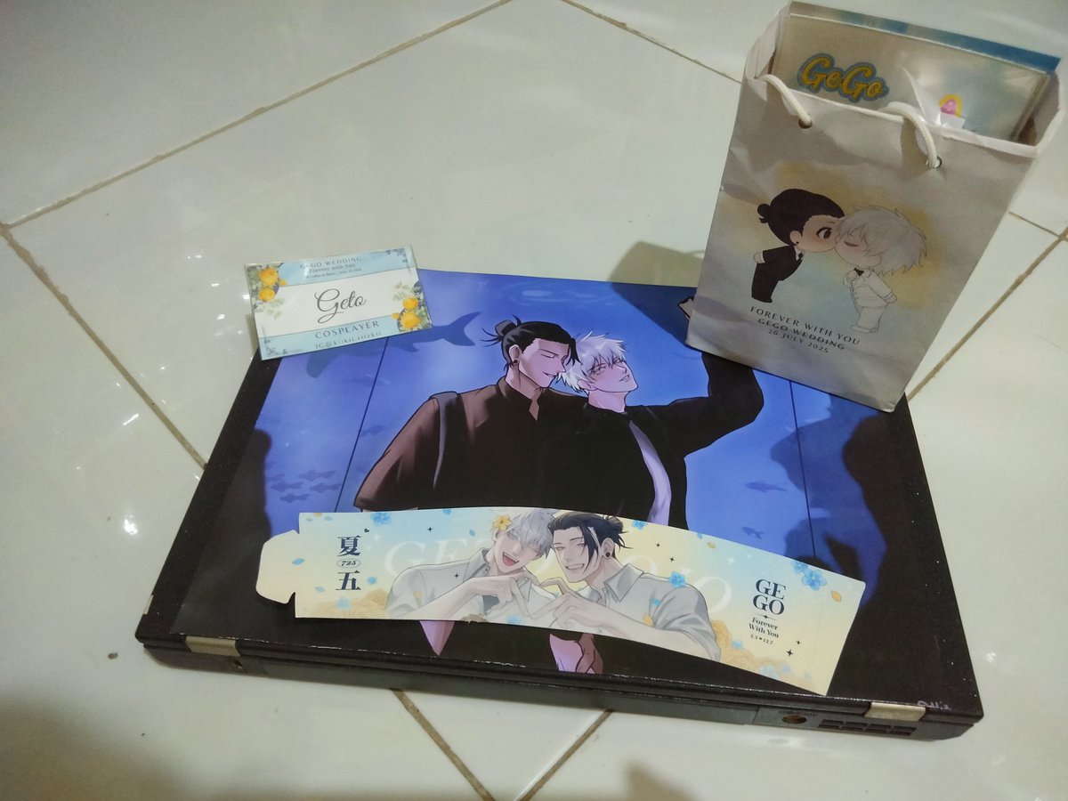 dederizky05's tweet photo. Terima kasih buat @GeGowithyou &amp; buat semuanya yg udah ngasih semua ini ke aku 🤗 
By the way... Aku suka semuanya 🥰 unik-unik pula 😍

I LOVE YOU GUYS ❤️

#GeGoWedding https://t.co/obdz7MTnAc