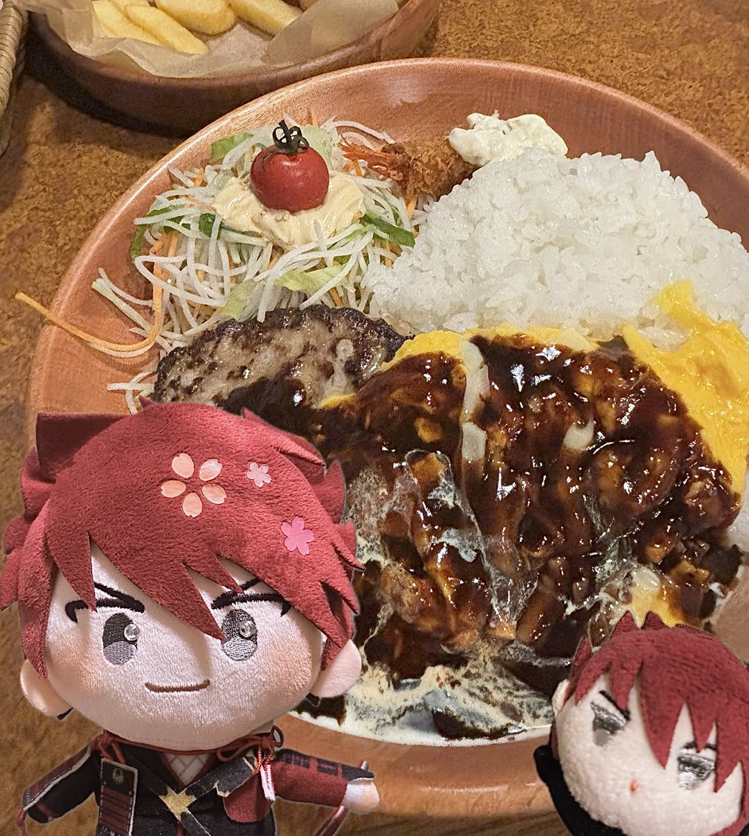 HOSITABERU_053's tweet image. 今日はびっくりどんき〜をたべました