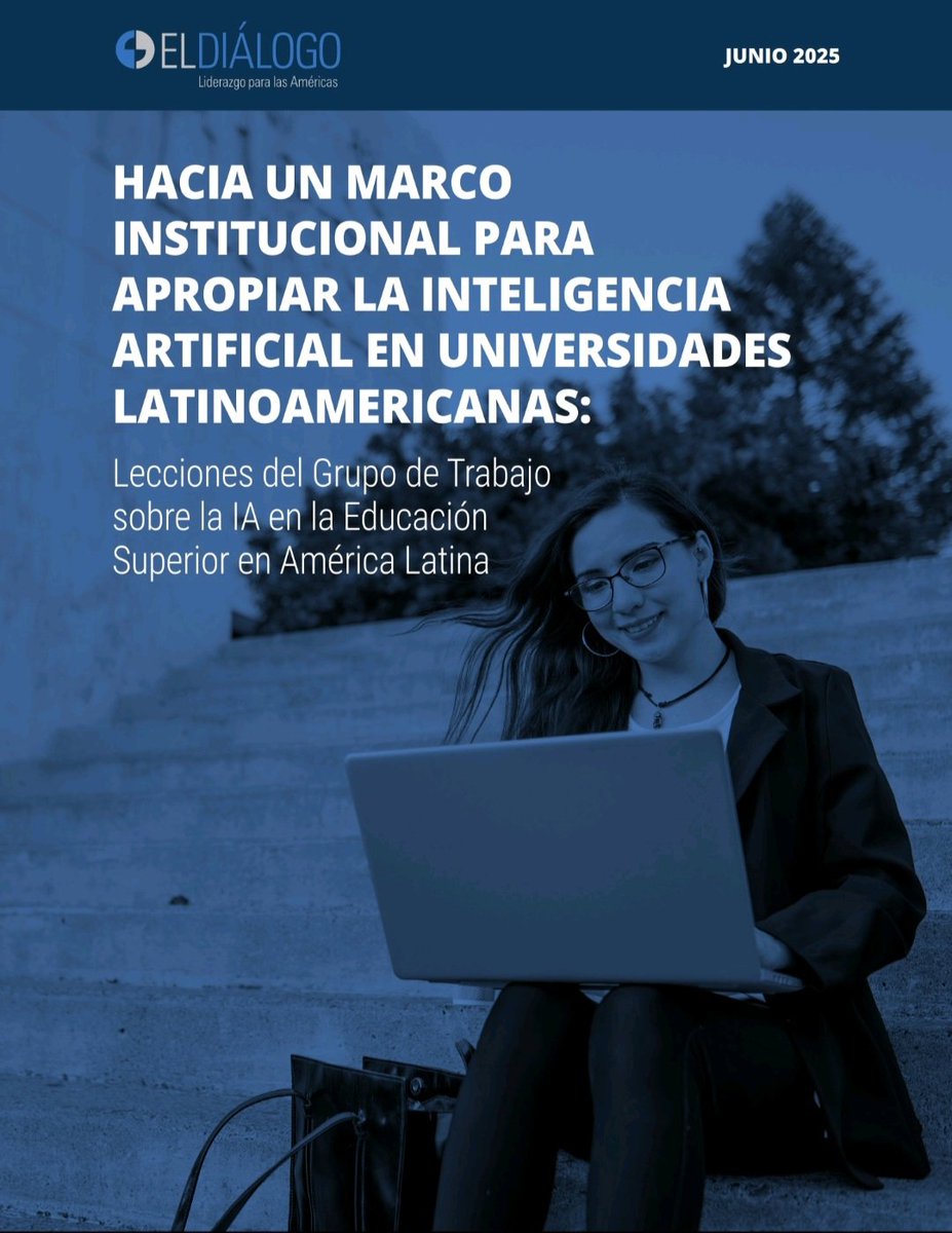 HACIA UN MARCO 
INSTITUCIONAL PARA 
APROPIAR LA INTELIGENCIA 
ARTIFICIAL EN UNIVERSIDADES 
LATINOAMERICANAS:
Lecciones del Grupo de Trabajo sobre la IA en la Educación Superior en América Latina
👇
1drv.ms/b/c/a176902dca…