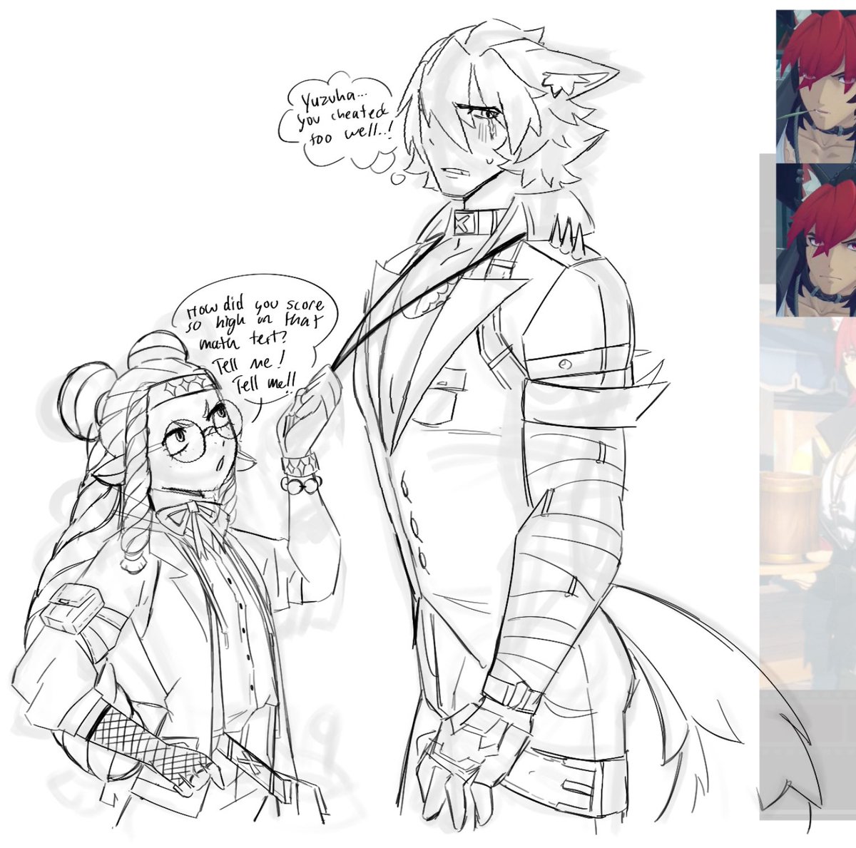 buner0s's tweet image. also this 1 #KomanoManato #selfship  
their rivalry is incredibly one sided