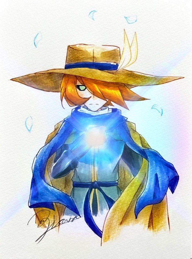 Starrys_Ocean's tweet image. 「彼」を好きになって10年くらい経ちますけど何回やっても描き慣れないんですよ。毎回作画が変わる。