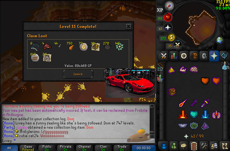 Dom Pet from the Ferrari Boss