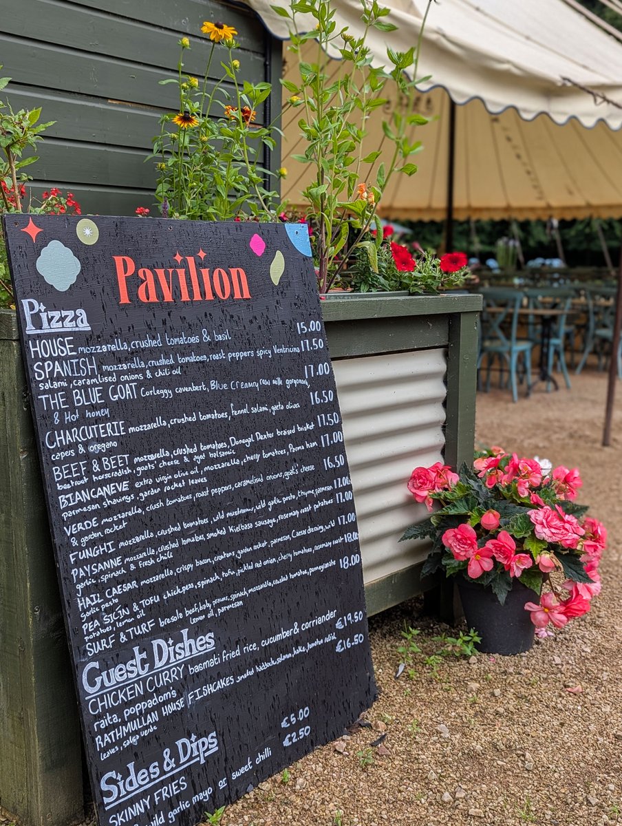 Pavilion <a href="/RathmullanHouse/">Rathmullan House</a> summer opening times and menu