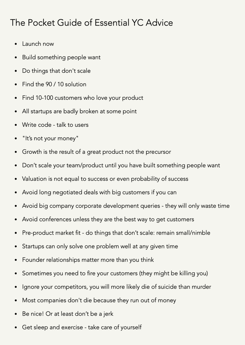 toolandtea's tweet image. The only advice you’ll ever need to build a billion-dollar company.