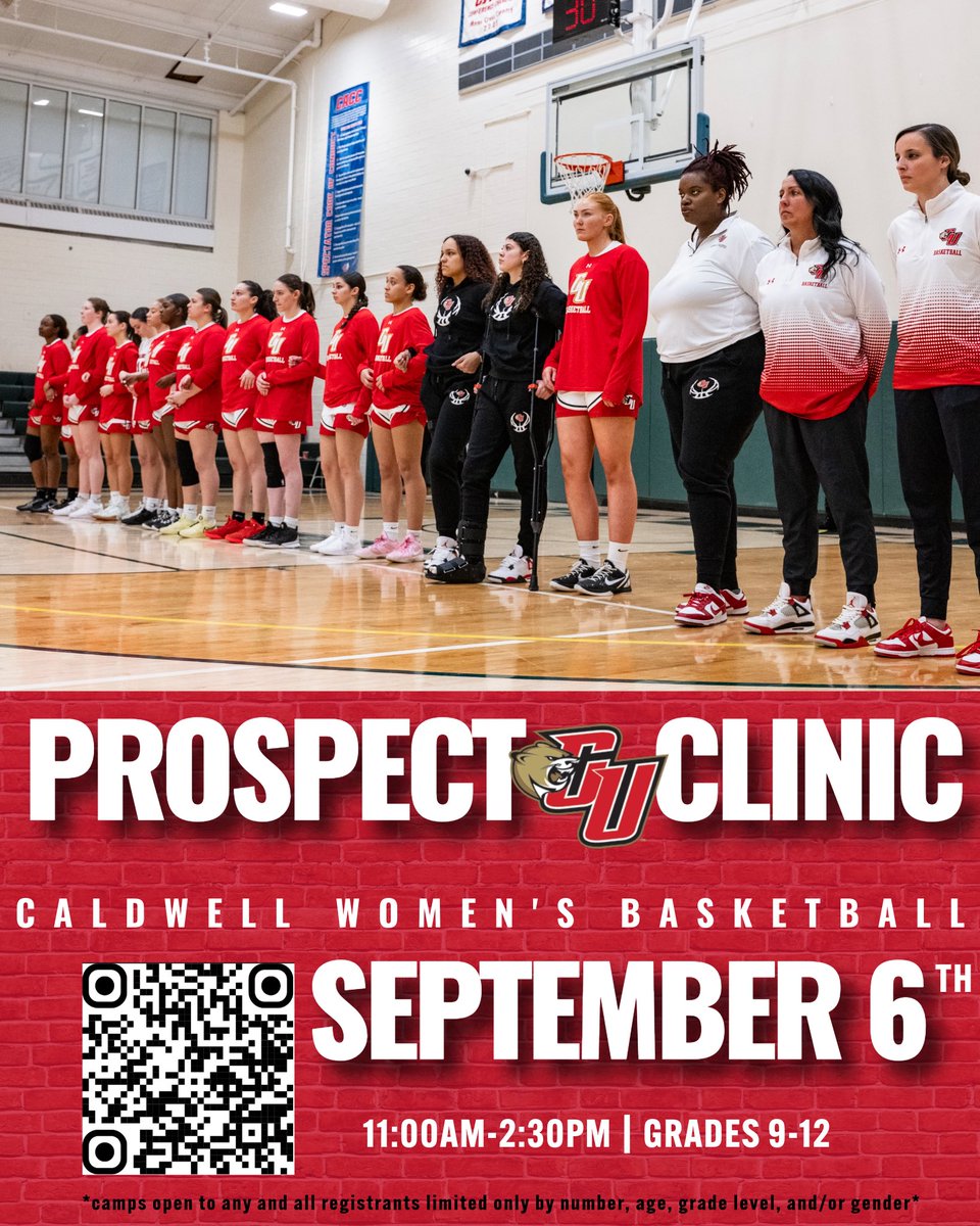 Grades 9-12 REGISTER NOW! This is a great opportunity to showcase your skills in a college-level environment!

caldwellathletics.com/registrations/…