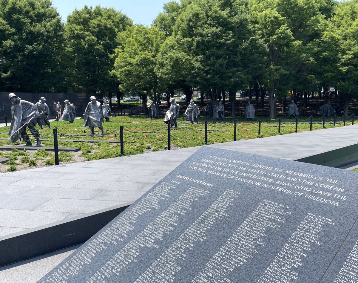 72 years ago today, an armistice agreement was signed, ending combat in the Korean War. After 38 months of fighting, the truce established a Demilitarized Zone that is still enforced today. More than 36,000 Americans lost their lives while serving in the war. We remember them.