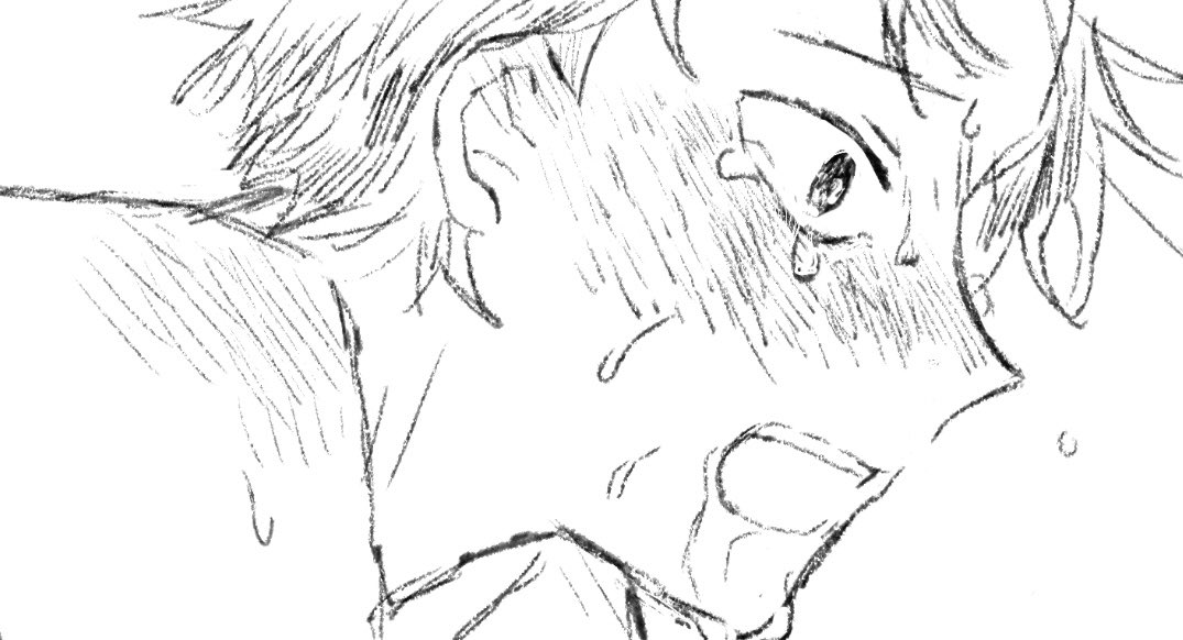 manpuku46's tweet image. 放置してたモブスバの続きを