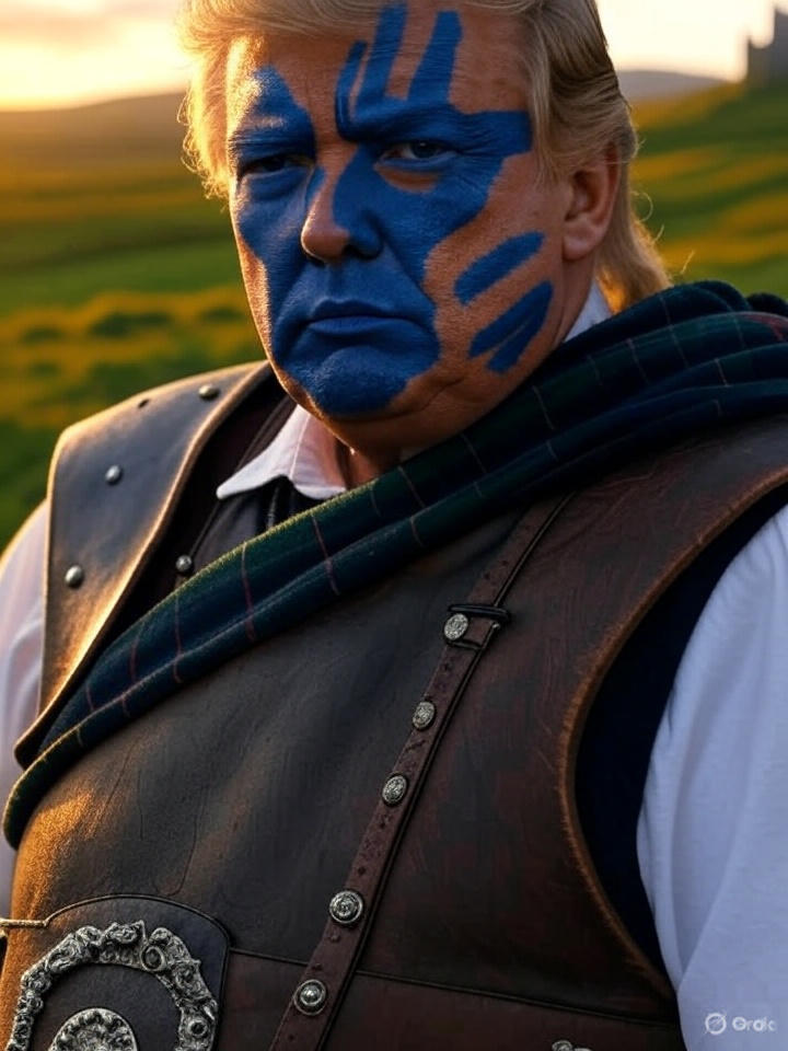 Man Trump is killing it in Scotland. They love this guy!