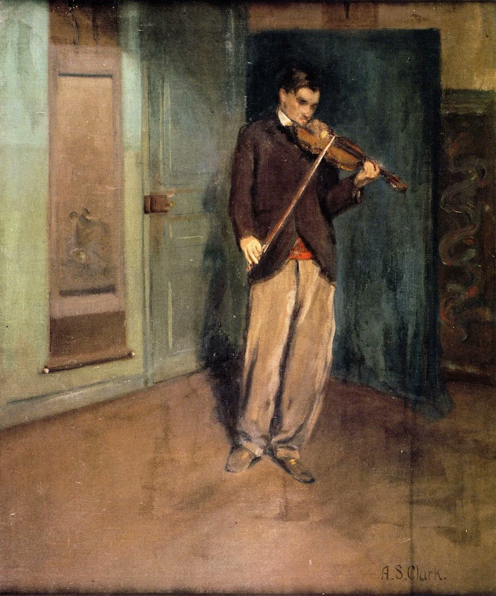OrpheusL's tweet image. Alson Skinner #Clarke (1876-1949)

- The Violinist

#musicpaintings #art #27luglio #July27 #27Juillet #27Julio #27Juhlo #27Juli #Buongiorno #goodmorning #BuenosDias #GutenMorgen #bonjour