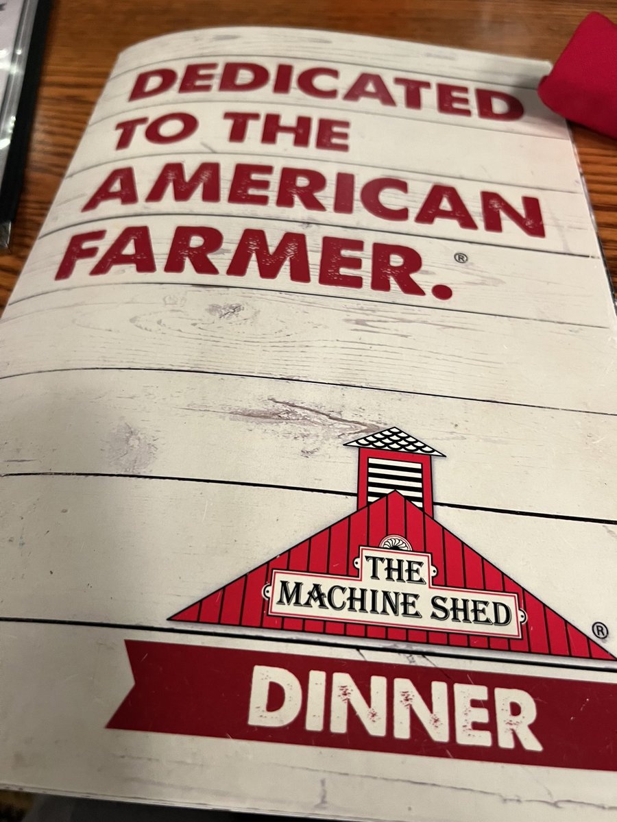 FredButt6's tweet image. Well we see IH is special treatment at the Machine Shed @maxarmstrong