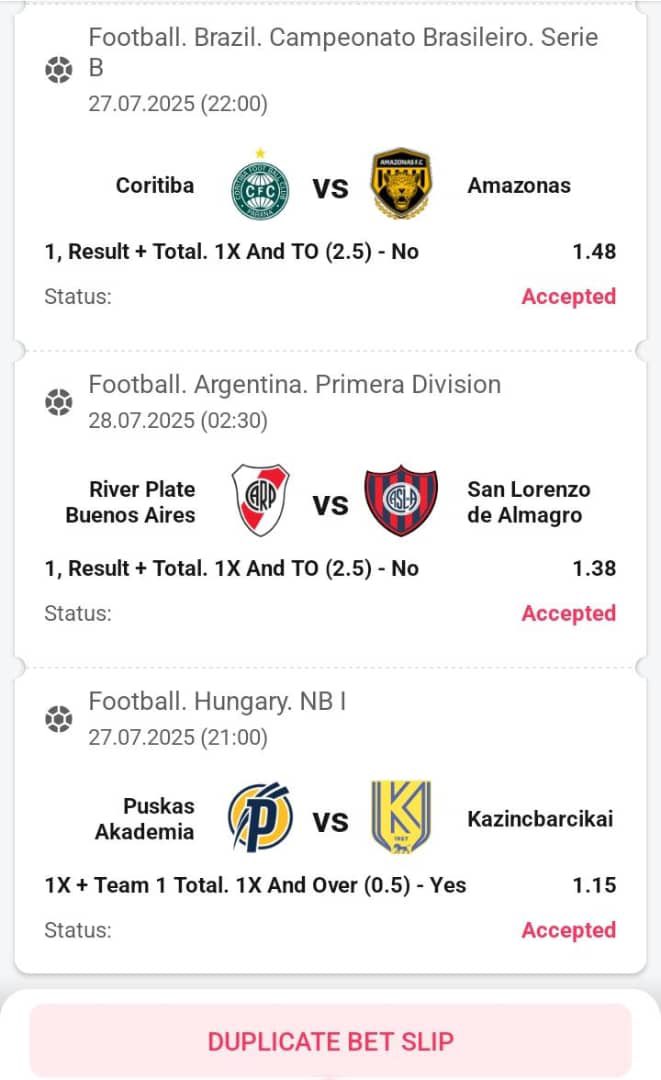 the_engineer777's tweet image. COMPANY : DBBET📌
DAILY SLIP ODDS 4🔥🔥🔥
CODE✅👉 : GM5H3
KUJISAJILI(Register👇) DBBET📌
Reg: db-bet.co/INJINIA
PROMOCODE👉 : INJINIA
Apk: db-bet.co/ApkINJINIA
☎️0627461577-FREE WHATSAPP GROUP📌