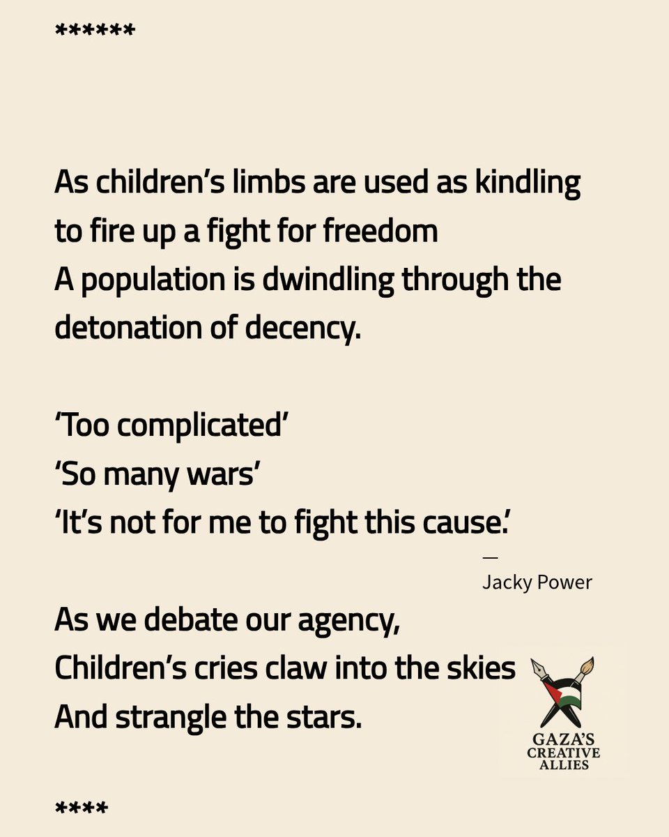 GazaAllies's tweet image. Jacky Power