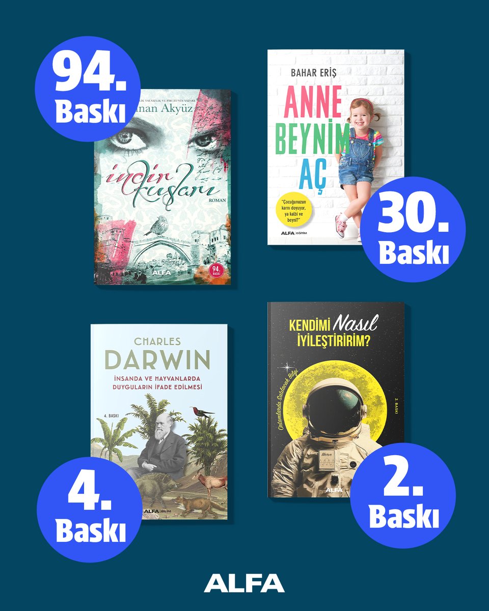 alfakitap's tweet image. Bu hafta tekrar baskı yapan kitaplarımız... 🌿

#alfa #alfakitap #tekrarbaskı