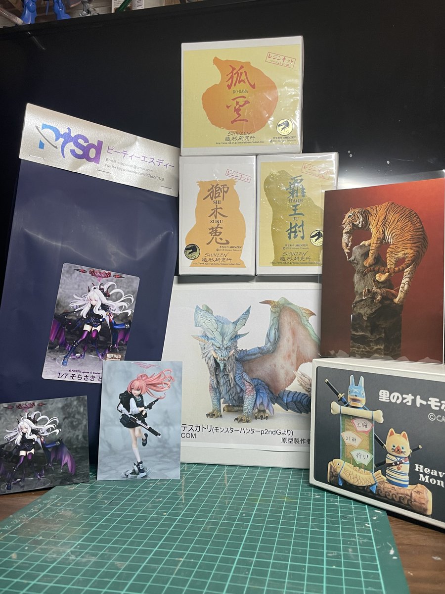 masamune_MHF's tweet image. 今回の戦利品！！！
最高な造形たくさん見れて楽しかった〜！