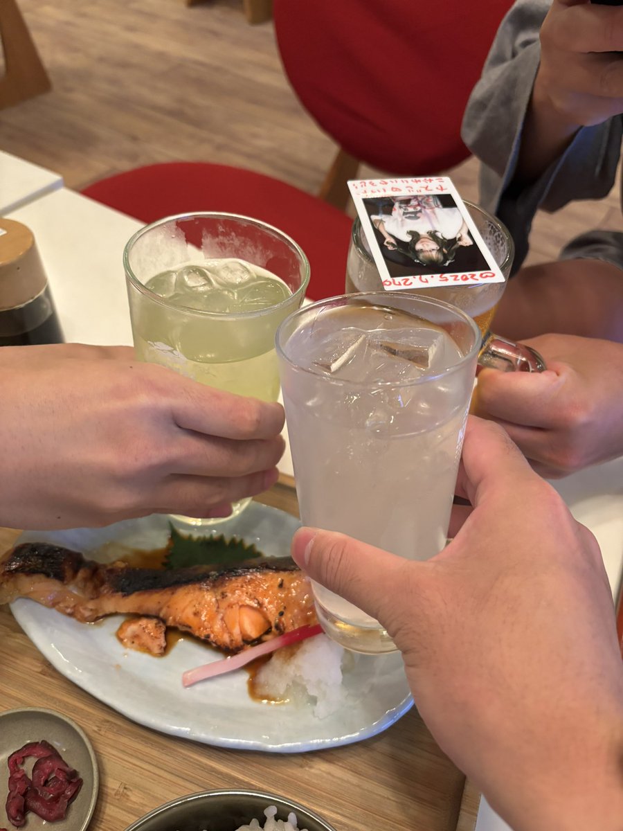 mnaoki0719's tweet image. みんたーサウナ部で乾杯です