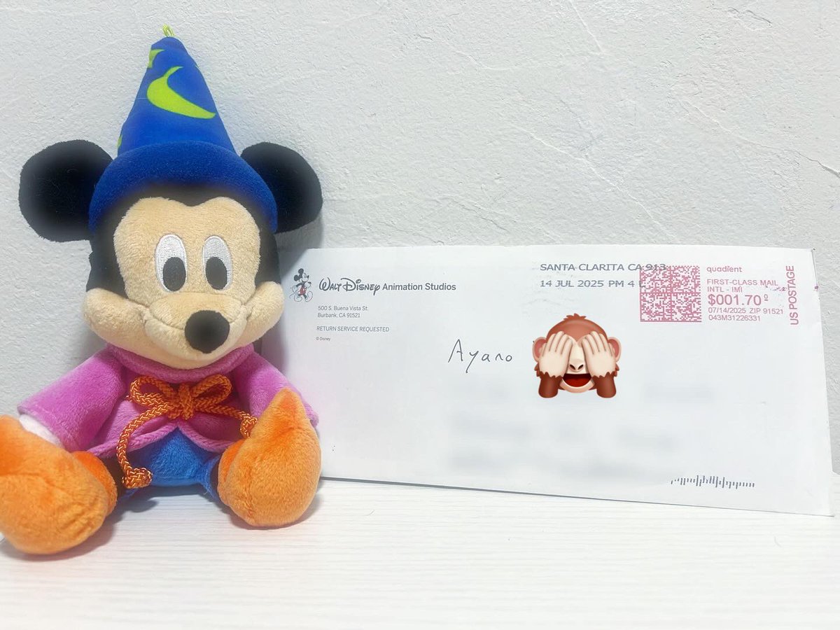 aya_DisneyPIXAR's tweet photo. 自慢させて。。。
ファンレターでウォルトディズニースタジオにお手紙送ったらお返事が来たの😭😭😭🩷
ディズニー大好きな思いといつかスタジオツアーに参加したいって送ったらまた参加する近い日になったらお手紙送ってね、調整するからって😭
今星に願いをの脳内再生えぐい😭
もう一生だいすきだよ😭 https://t.co/1frT0sCuPs