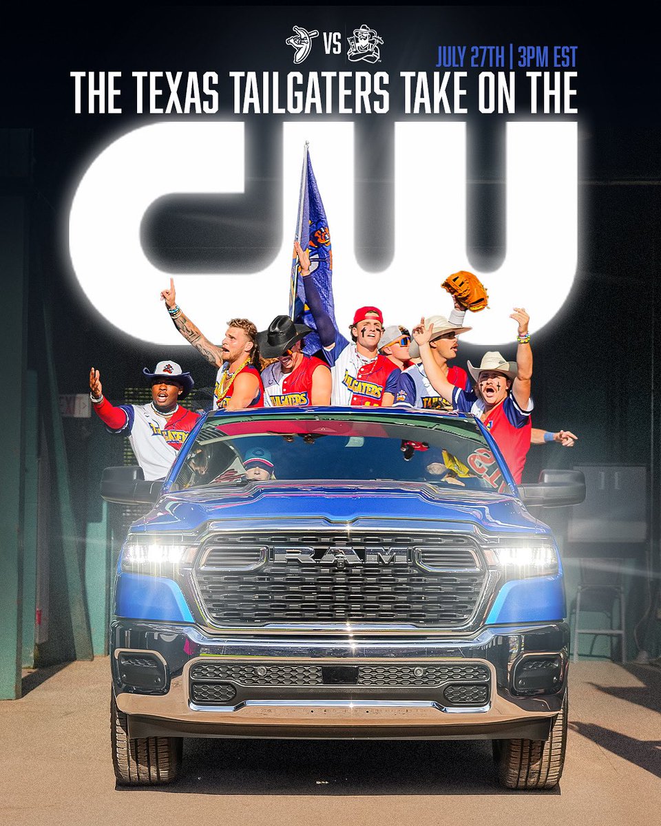 Are you ready to join us for tailgate #2 in Philadelphia? 🤠 Watch live on the CW at 3pm ET for the preshow and 3:30pm ET for first pitch!