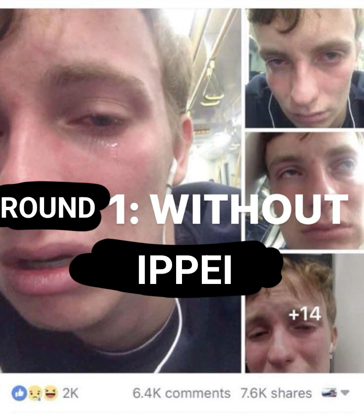 chippeiceo's tweet image. Chishiya begging everyone to tell him his symbol after ippei died