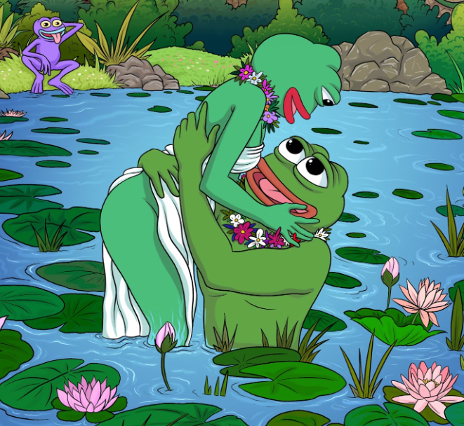 Hunterrr_Xi's tweet image. Day 1 of posting PEPE artwork until $PEP @PepecoinNetwork reaches $1 billion market cap!