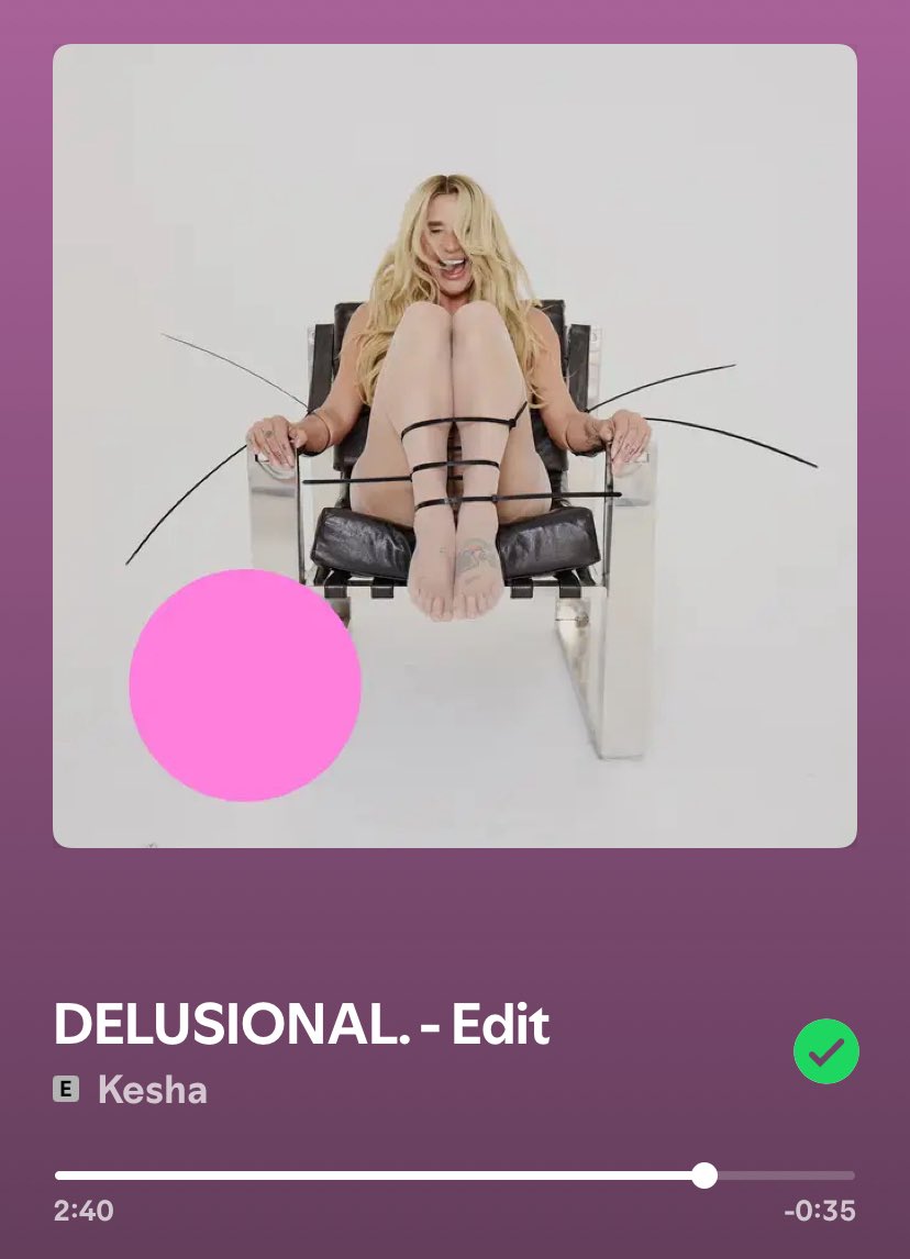 yourlosingm3's tweet image. Oh kesha you ate with this..