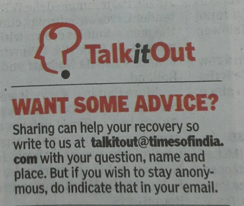 writeanon's tweet image. This below image is taken from today&apos;s &apos;The Times Of India&apos;.
You can use @writeanon  for the same purpose. Write your heart out. 
If you feel, post it anonymously ( Just click a button ). No one knows it’s you, but the relief is real.