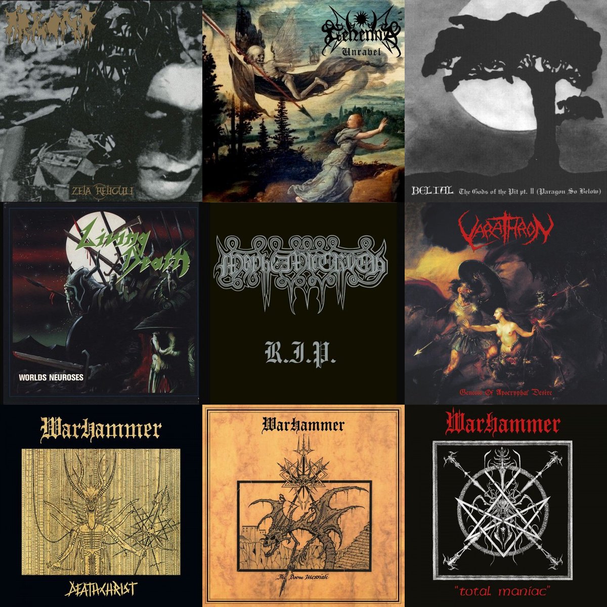 ✠ 𝐃𝐈𝐒𝐓𝐑𝐎 𝐔𝐏𝐃𝐀𝐓𝐄 𝐀𝐍𝐃 𝐑𝐄𝐒𝐓𝐎𝐂𝐊 ✠
🛒 godzovwar.com/shop

ARKONA
BELIAL
GEHENNA
LIVING DEATH
MAYHEMIC TRUTH
VARATHRON
WARHAMMER