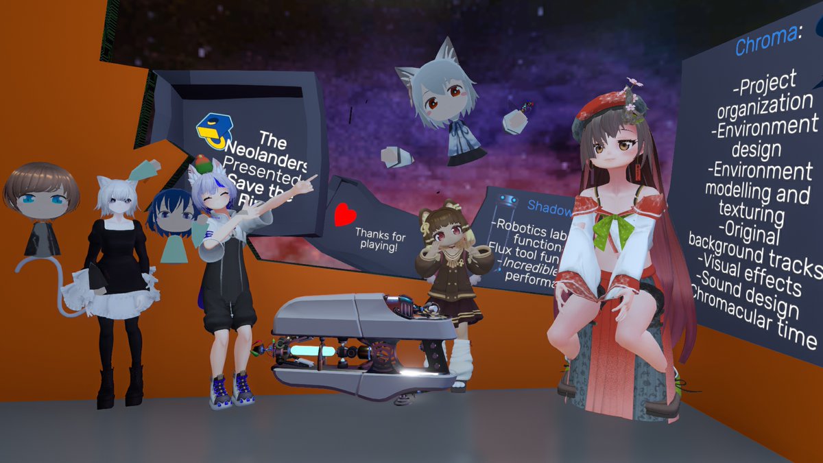RicochChester's tweet image. すむてみさんの【行ってみようよResonite】イベントで「Save The Ring」を遊んできました!
ストーリー仕立てで面白かったー
1カ月で作ったなんて凄すぎる…
#Resonite