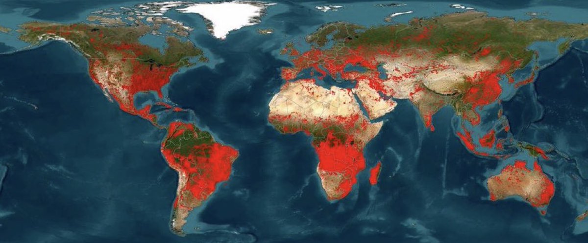 bgyetherr's tweet image. NASA’nın ısınma anomali haritasını “yangın haritası” diye paylaşanların manipülasyonu ortaya çıktı: Haritaya göre dünya neredeyse kül olmuş olmalıydı.