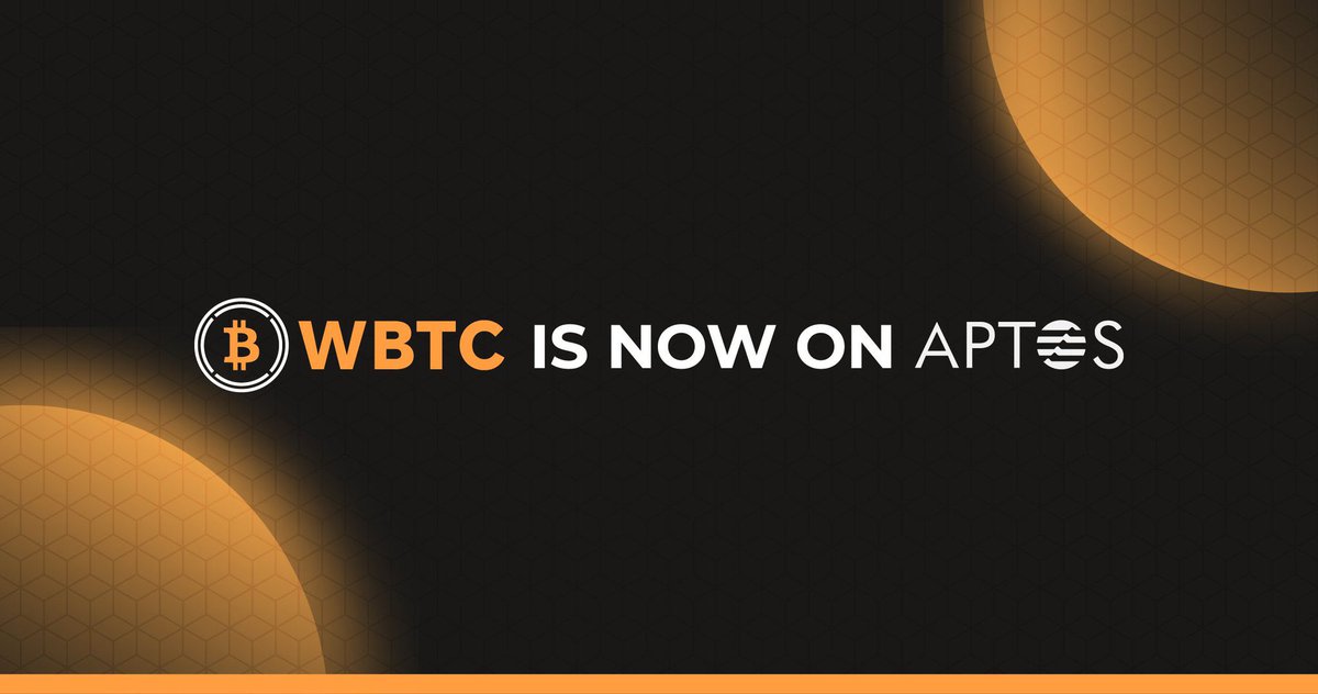 Azurite_NFT's tweet image. WBTC is now live on Aptos via LayerZero.
Bringing native Bitcoin liquidity into the @Aptos ecosystem.
This unlocks new DeFi opportunities for builders, traders, and protocols looking to tap into BTC capital directly on-chain.