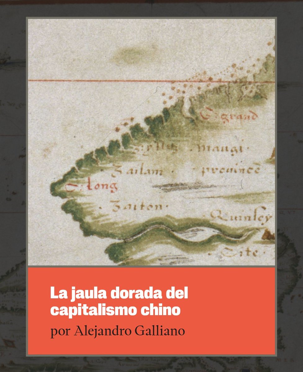 RevSupernova_'s tweet image. La jaula dorada del capitalismo chino
Por Alejandro Galliano
✍️ @bauerbrun
🔗
revistasupernova.com/nota/la-jaula-…