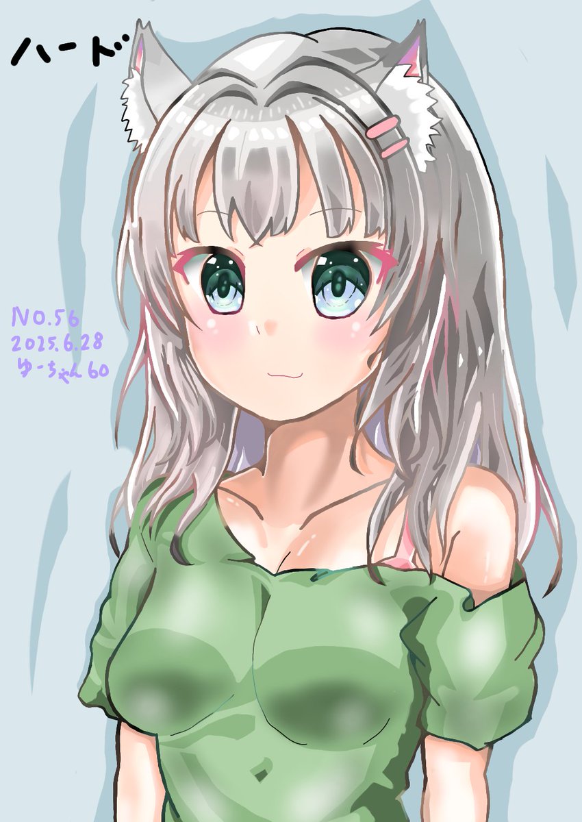 siroG17Gen4's tweet image. 僕の描いてるオリジナルキャラクター「シロちゃん」を一回金髪にしてみます。
どんな感じになるんだろうか？
#イラスト