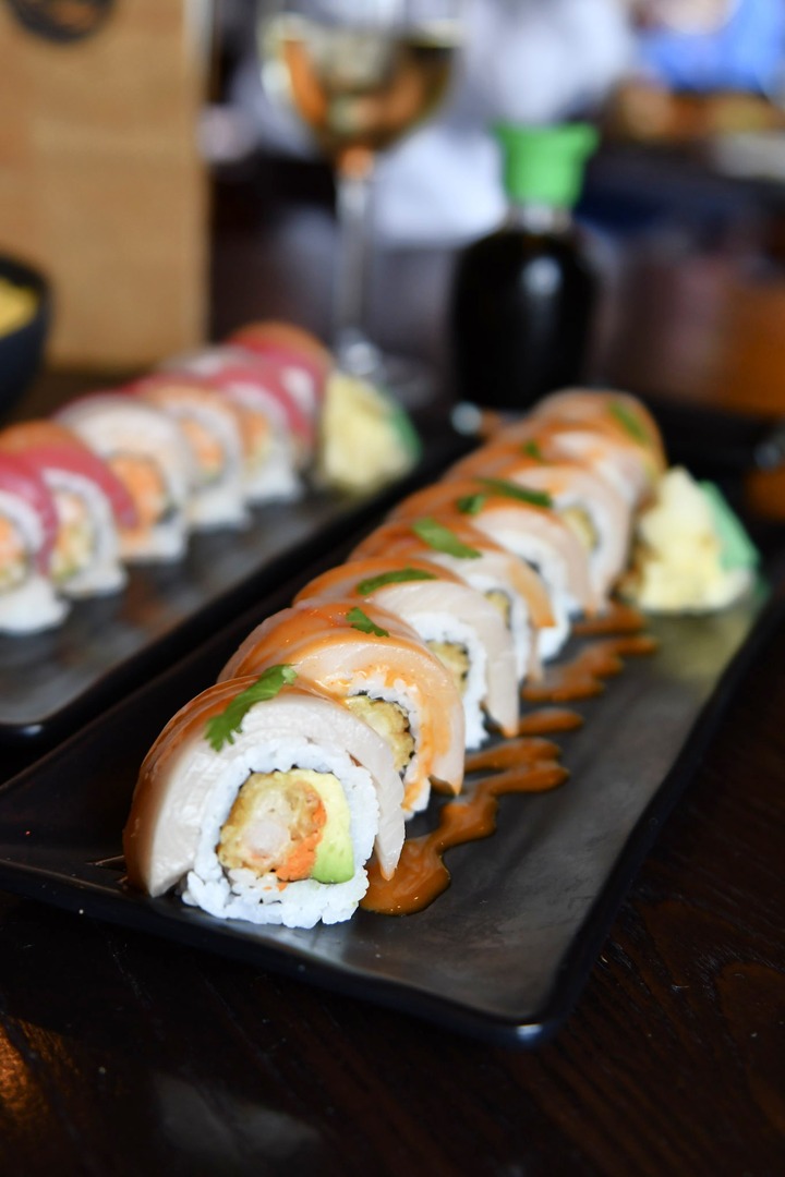 We're heating things up with three NEW sushi items!🔥⁣
⁣
🍣 Spicy Tuna Guacamole 

🥭 Mango Heat Roll 

🦈 Great White Roll 
⁣
Fresh, fiery, and full of flavor — come try them all!
b2bistro.com/red-bank-menus…