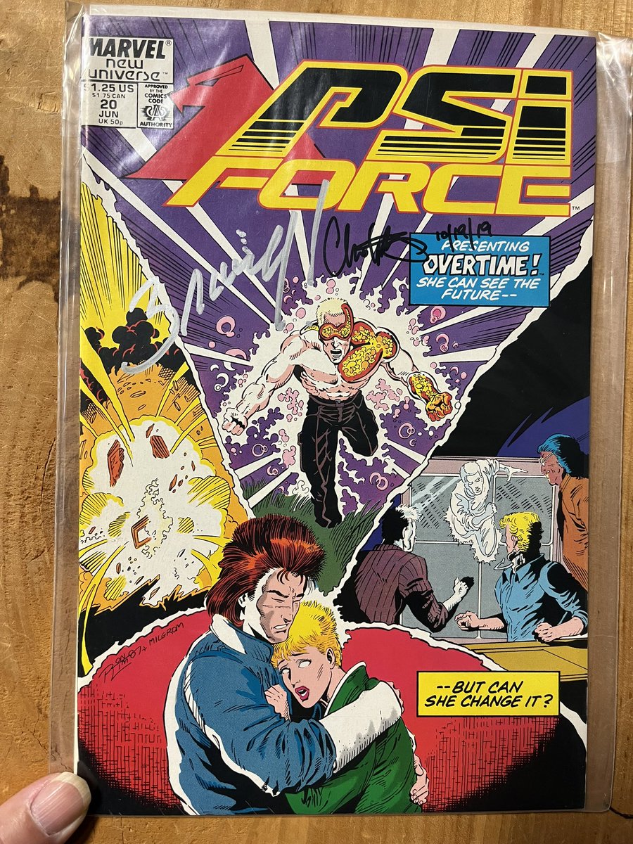 StipplingV's tweet image. Signed Comics
Day 208 of 365
Psi Force 20
Mark Bagley
Chris Ivy
