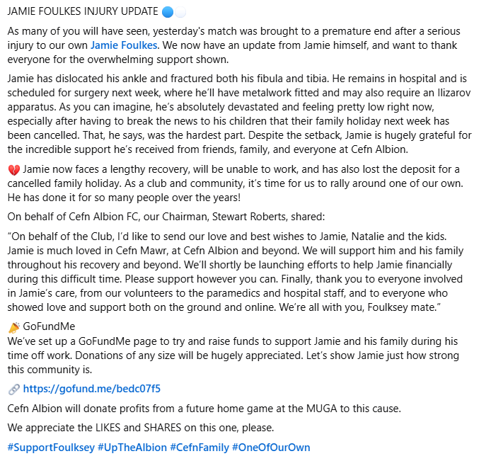 Cefn Albion FC 🏴󠁧󠁢󠁷󠁬󠁳󠁿 tweet media