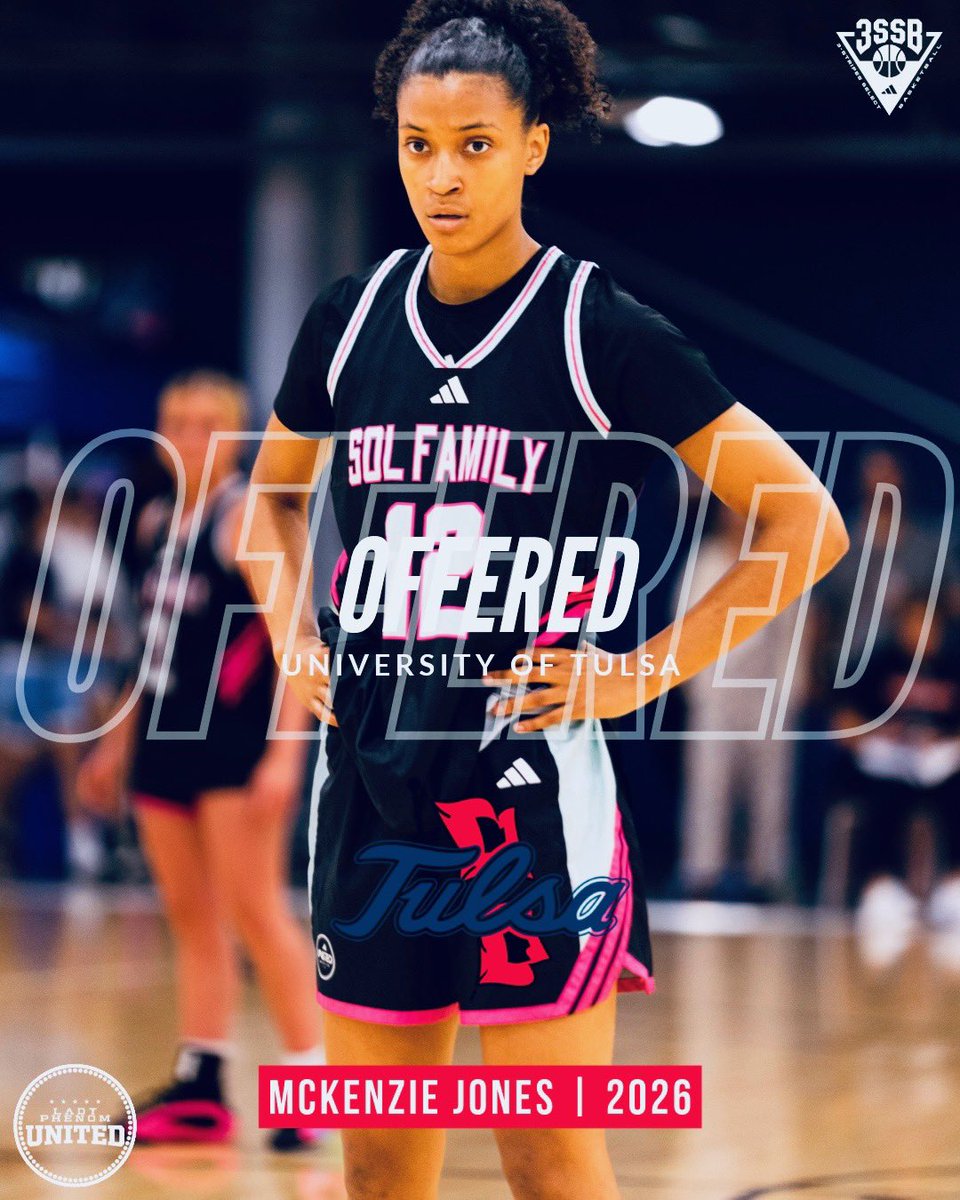 Congrats to our 2026 Guard/Wing <a href="/MZjones2026/">Mckenzie Jones</a> on the offer from <a href="/TulsaWBB/">Tulsa W Basketball</a> <a href="/3SSBGCircuit/">3Stripes Select Basketball Girls Circuit</a>