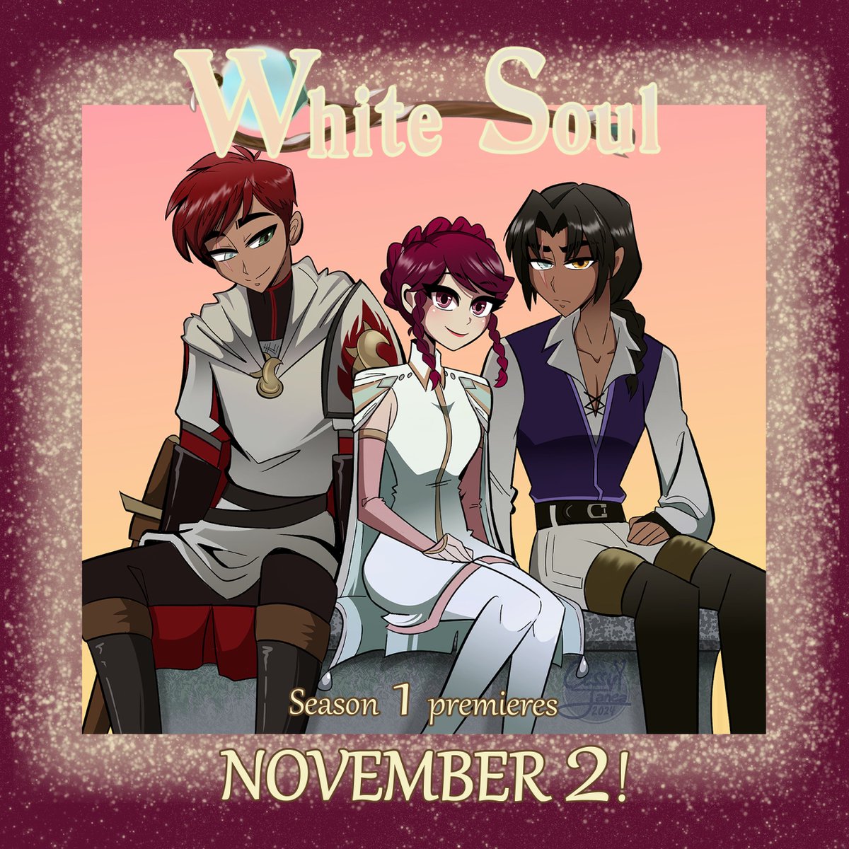 ✨New series premiere! ✨

White Soul's first Act launches Nov. 2nd on BOTH Wattpad and AO3, with weekly updates on Sundays!

See you in Alset soon!

#whitesoul
