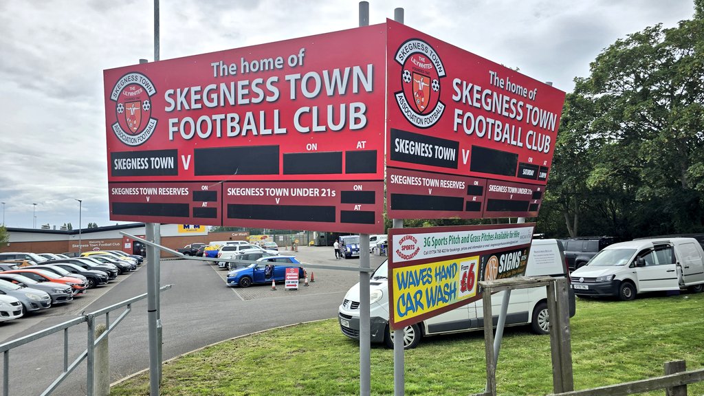 paul_gtastic's tweet image. Sunday 27 July 2025
Wainfleet Road, Skegness
United Counties League
Premier Division North
Skegness Town 3-5 Newark Town
Att: 435 | £2 | 16pp prog (£2)
