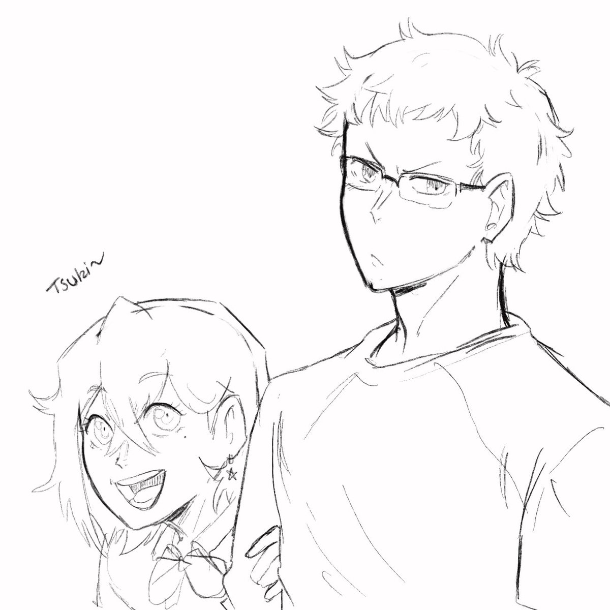 AngelBunVT's tweet image. Haikyuu art style my fav and easiest for me to draw! ππ
#haikyuu #haikyuuoc