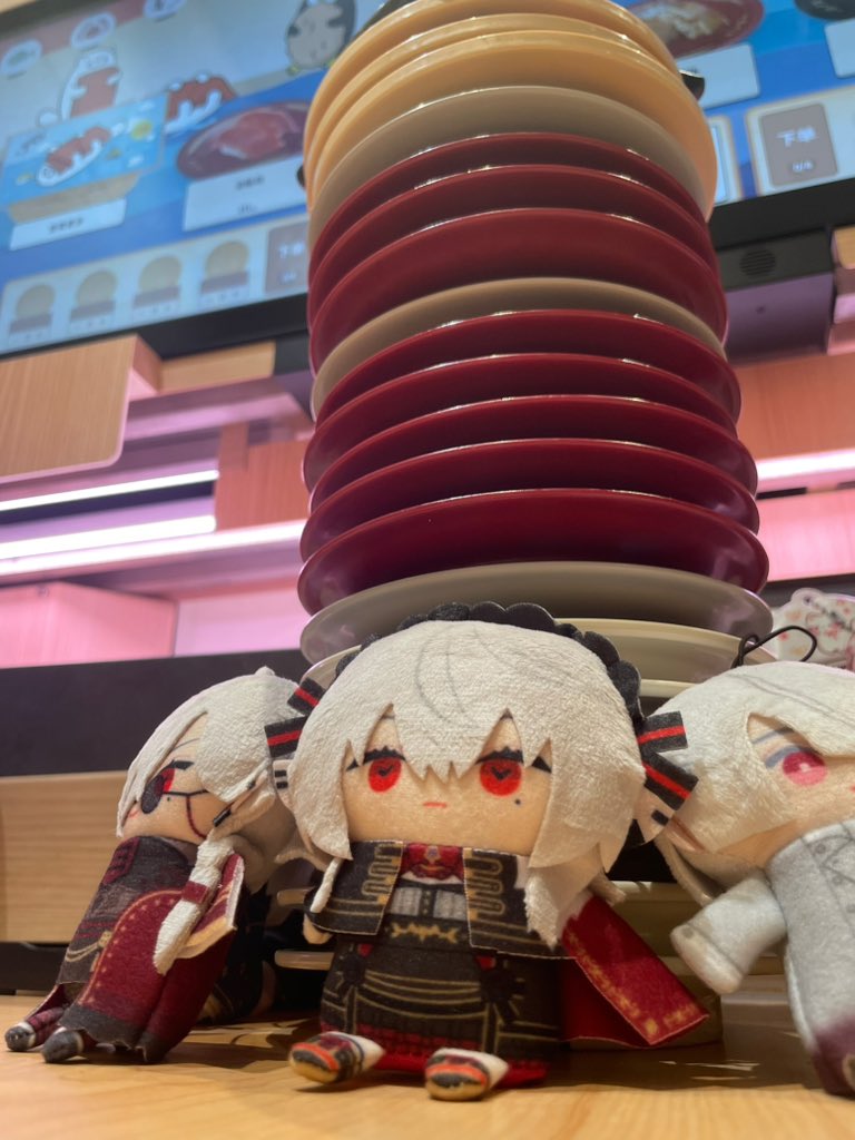 Aquavit0212's tweet image. 火畜の友達とスシローに行ってきた～
さにゃちゃんめっちゃ可愛い😚
