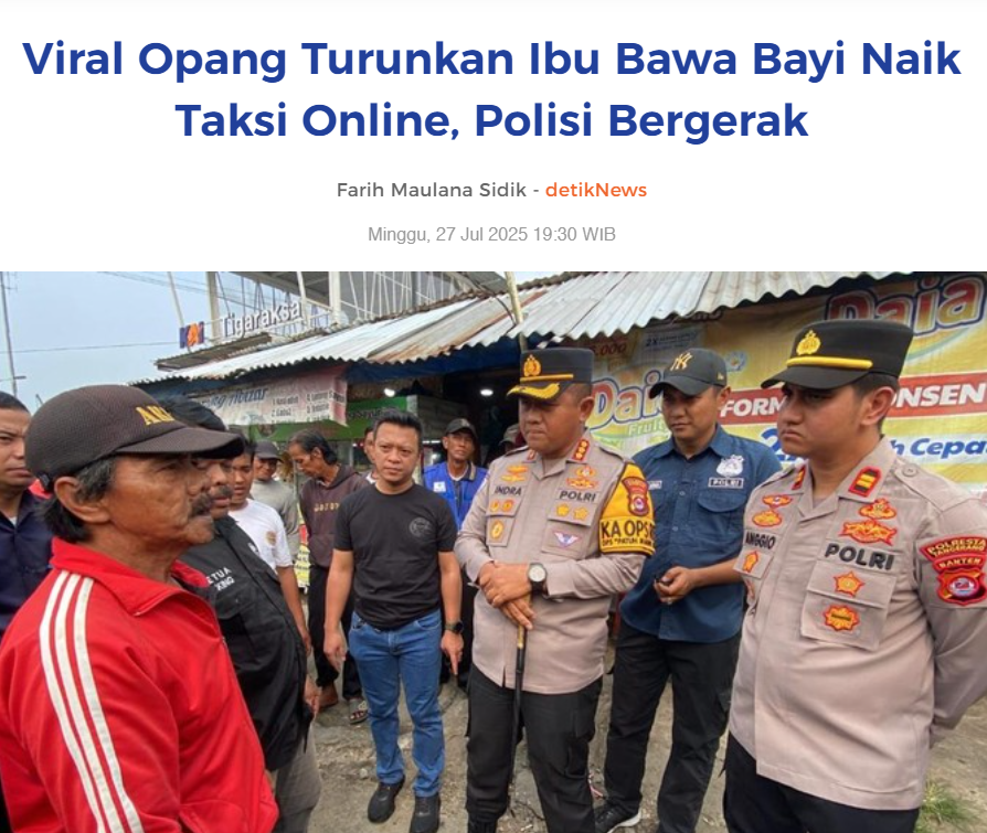 Kalau OPANG gak ditangkep dan ditahan, enggak usah cek ke jalan deh.. percuma..