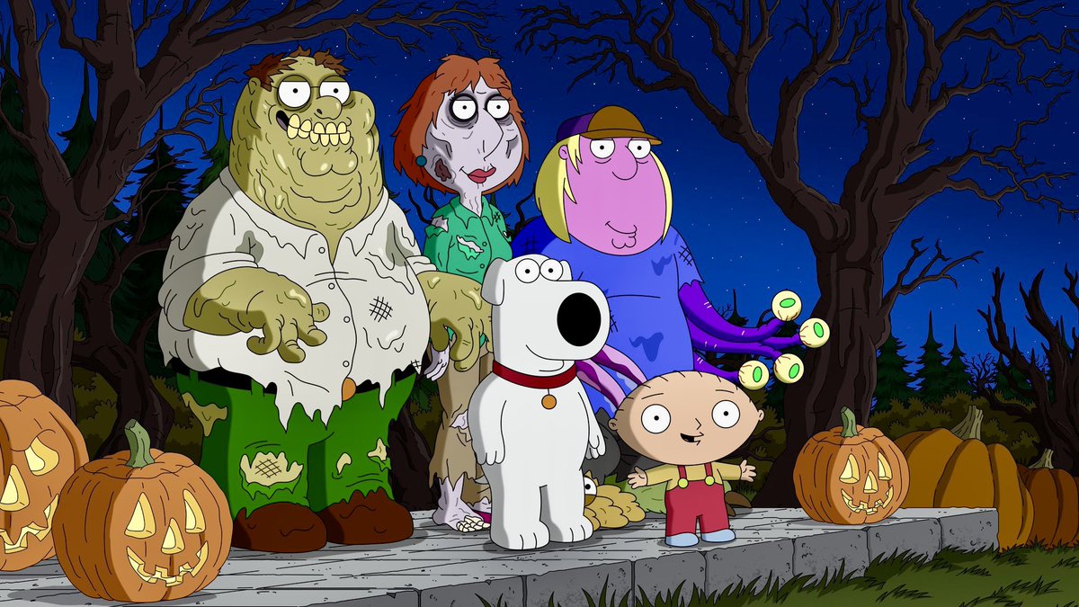 iHorrorNews's tweet image. First look at the new ‘FAMILY GUY’ Halloween Special. Releasing October 6th on Hulu. 🎃🦇