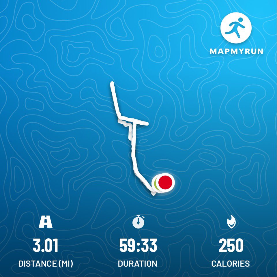 ProfKori's tweet image. I still gotta convince myself to do a nonstop run today, so I’m posting as accountability.
I just finished my 2nd personal training session for the week. 3 would’ve been better, but …
I walked Thursday and did a walk+ run Friday, so today’s nonstop run will be 3 of 3.