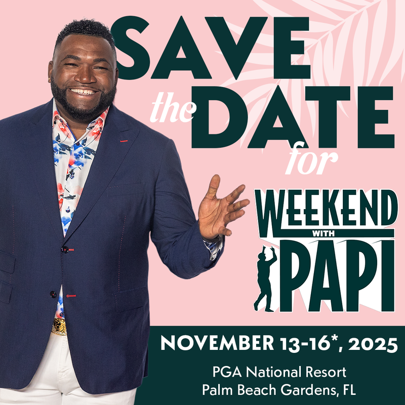 David Ortiz Childrens Fund (@davidortizfund) on Twitter photo SAVE THE DATE 📆 Weekend With Papi (<a href="/davidortiz/">David Ortiz</a>) is BACK and this year the event will be November 13-16 at PGA National in West Palm Beach FL.
Head to davidortizchildrensfund.org/events/weekend… for more details for partnerships opportunities AND Attendee ticket options. SAVE THE DATE 📆 Weekend With Papi (<a href="/davidortiz/">David Ortiz</a>) is BACK and this year the event will be November 13-16 at PGA National in West Palm Beach FL.
Head to davidortizchildrensfund.org/events/weekend… for more details for partnerships opportunities AND Attendee ticket options.