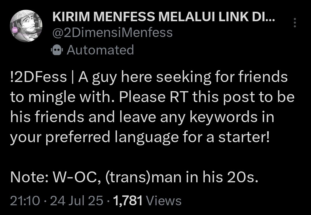 summersation's tweet image. #Noir Good day, folks. Thank you for leaving a trace in menfess below. I am the sender, hope we get along just fine. Starters will be sent soon, but for those who haven't left any keywords, you can leave them here. 👋🏻