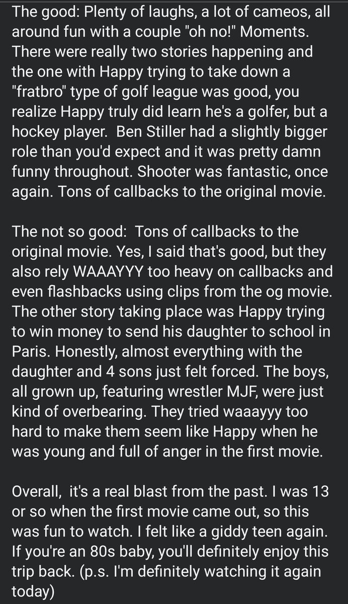 TortfnHamlin's tweet image. Not all wrestlers are meant to be actors, MJF... 

I&apos;m looking at you, too, Becky Lynch. #HappyGilmore2