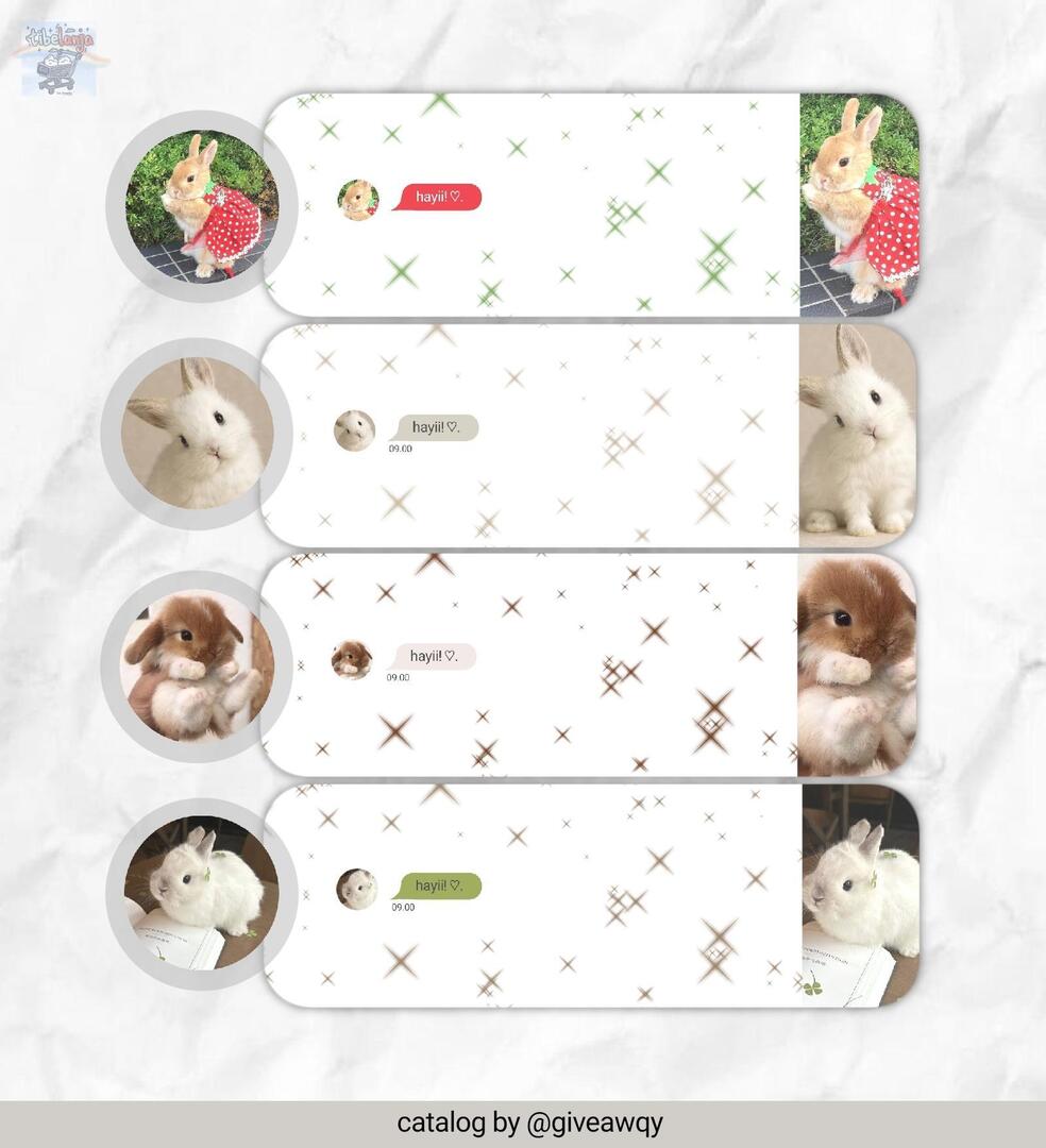 tibelanja's tweet image. jajan layout kelinci 🐰 yuk