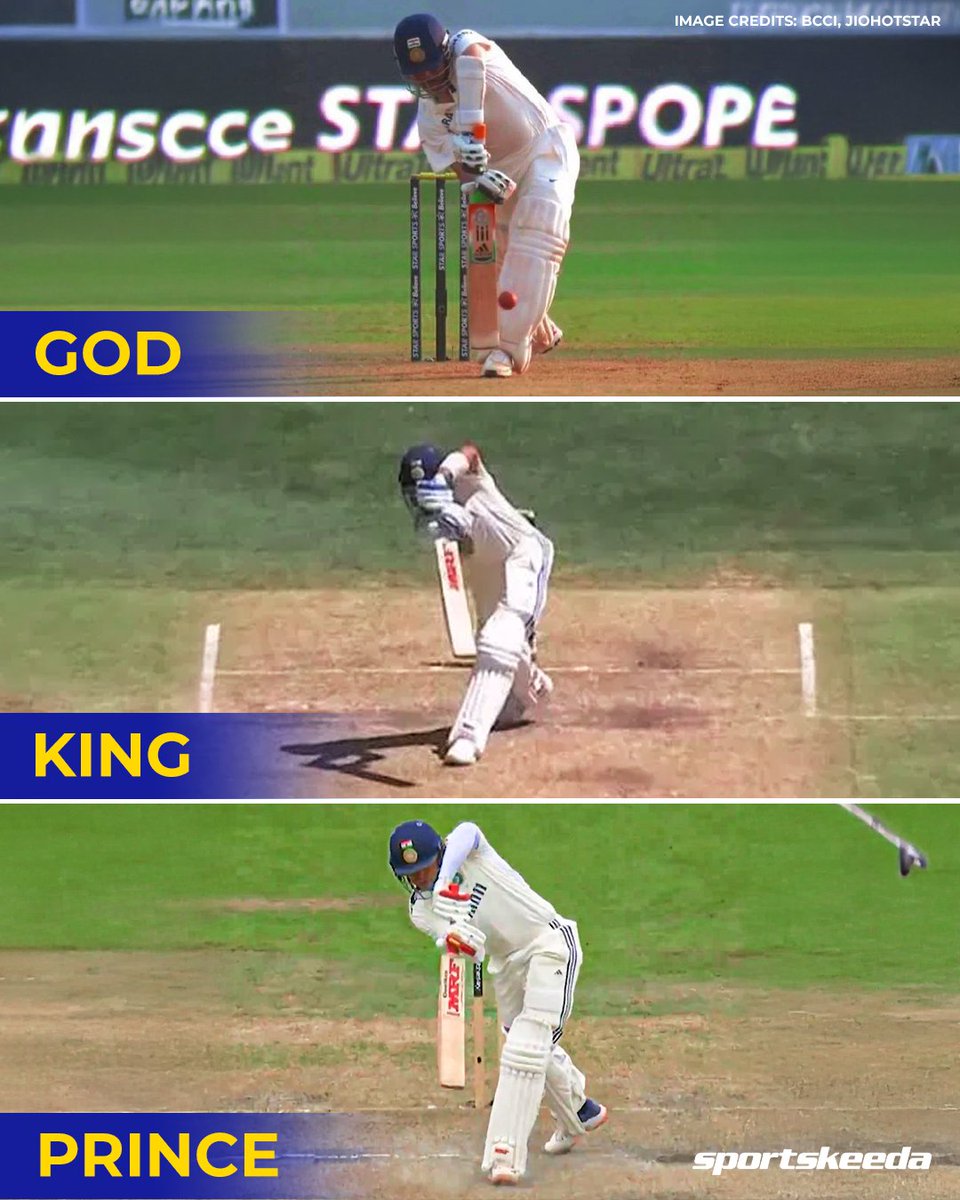 𝙁𝙧𝙤𝙢 𝙩𝙝𝙚 𝙂𝙤𝙙 𝙩𝙤 𝙩𝙝𝙚 𝙆𝙞𝙣𝙜, 𝙖𝙣𝙙 𝙣𝙤𝙬 𝙩𝙝𝙚 𝙋𝙧𝙞𝙣𝙘𝙚 👑

Straight drives that echo through generations  🇮🇳✨

Which one’s your favourite? 😍

#ENGvIND #ShubmanGill #TestCricket #Sportskeeda