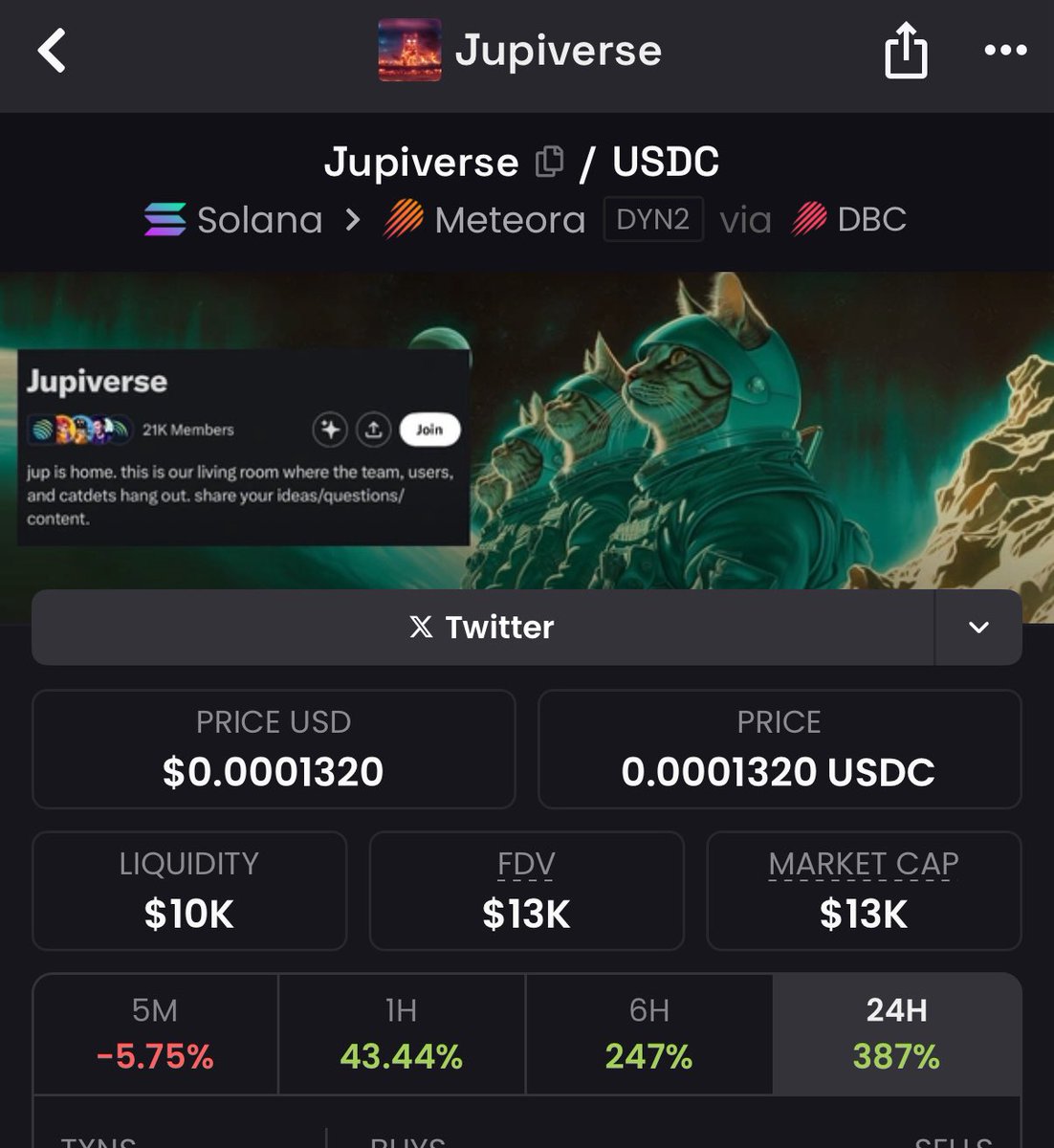 c_mankel's tweet image. We are all in a #Jupiverse
Es9dZE4gaDBntfuCjsiFjiCWo7WGH7Uf5kBiHL5Qjups
Jupiter is just the beginning!